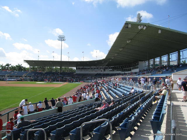 Florida Memory • K.C. Royals spring training at the Park T. Pigott Memorial  Stadium in Fort Myers.