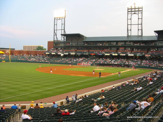 Memphis Redbirds Baseball stadium Autozone Park Stock Photo - Alamy