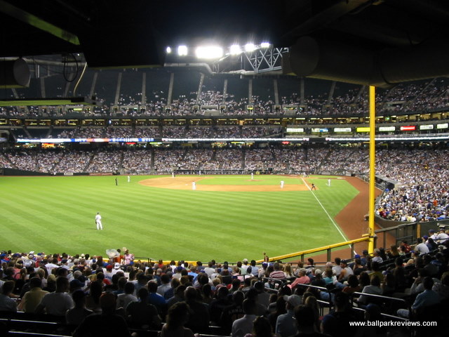 Night Time Outside Chase Field, View of Chase Field in Down…