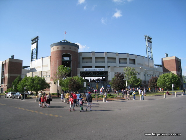 NBT Bank Stadium in Syracuse. Mets - AAA. Tried to do the NY