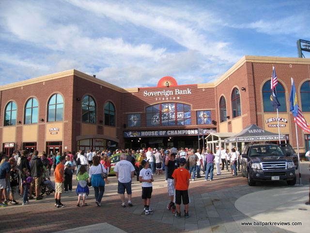 People's Bank Park, home of the York Revolution, has a left field